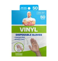243323 Mr. Clean Vinyl Disposable Gloves, 50 Count-main-1