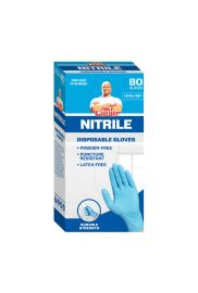 Mr. Clean Nitrile Disposable Gloves, 80 Count